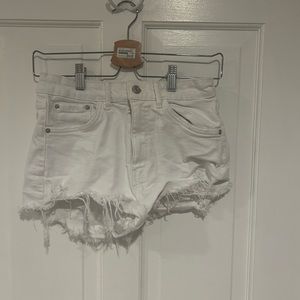 Distressed Jean Shorts